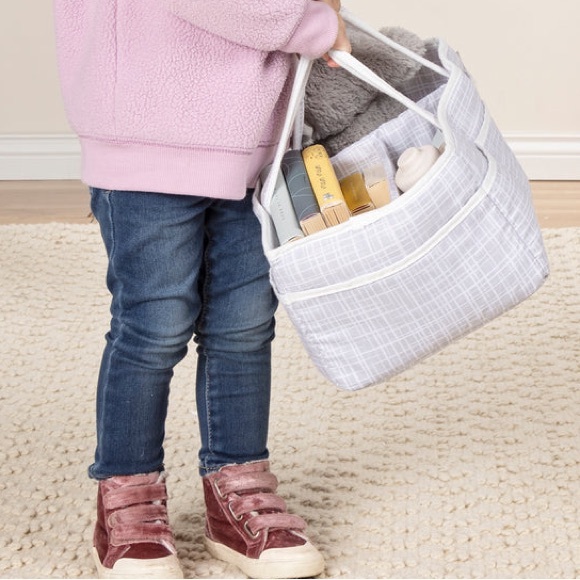 TREND LAB storage gray Caddy for Nursery essentials baby NWT - Picture 5 of 10